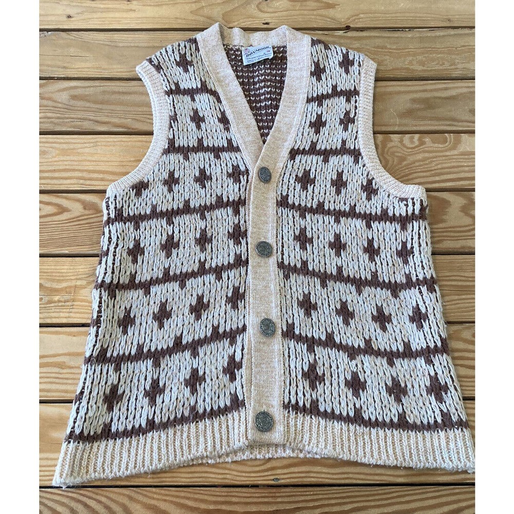 Vintage Donmoor Button Front Knit Sweater Best Size 20 Women’s Cream
